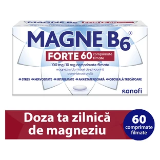 Magne B6 Forte 100 mg/10 mg, 60 Filmtabletten, Sanofi