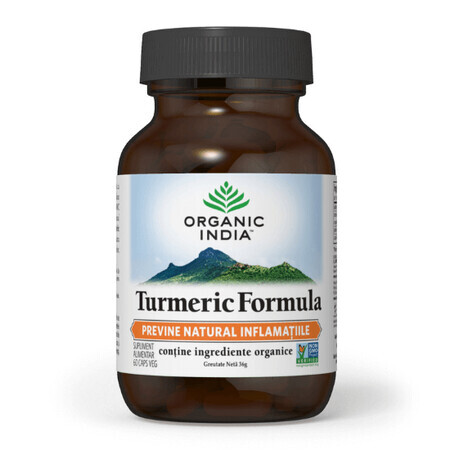 Turmeric Formula, 60 capsule, Organic India