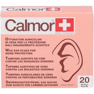 TAPONES DE CERA ANTIRRUIDO CALMOR 20 UNID.