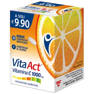VITA ACT VITAMINE C 1000 MG 30 KAUWTABLETTEN