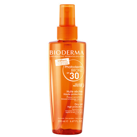 Bioderma Photoderm Bruiningsolie SPF 30 Bronz, 200 ml