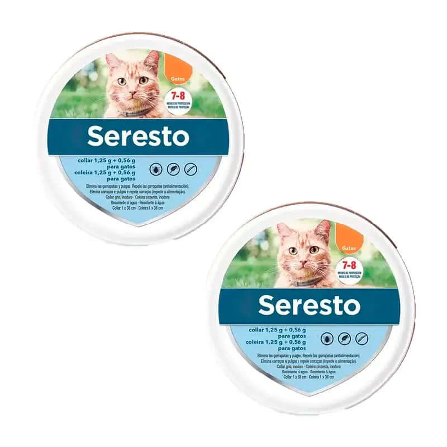 Collar Seresto Gato Pack 2 unidades