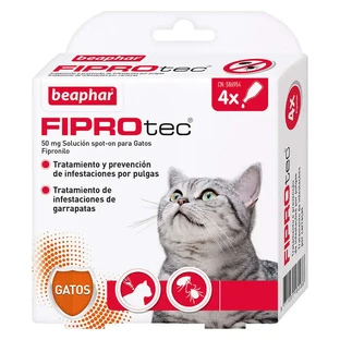 Beaphar Fiprotec Spot On Gatto 4 Pip x 0,5 ml
