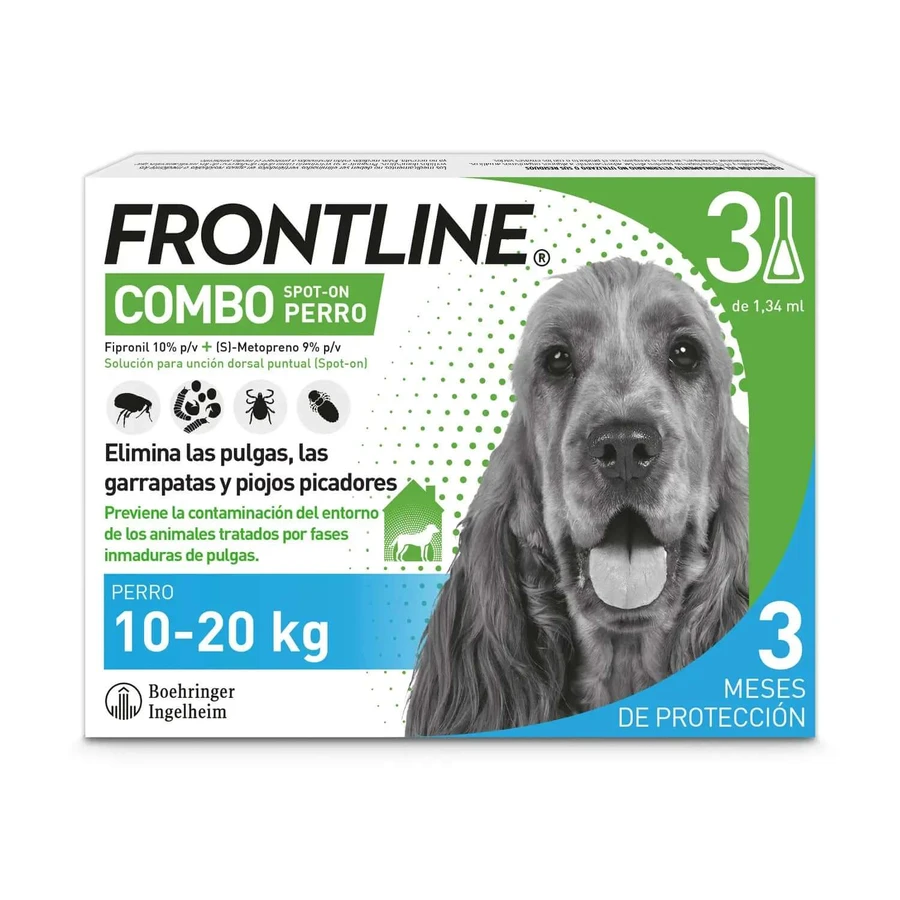 Frontline Combo Hond 10-20 Kg, 3 pipetten