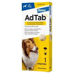 AdTab 900Mg Kautabletten für Hunde 22-45Kg, 1Cpd