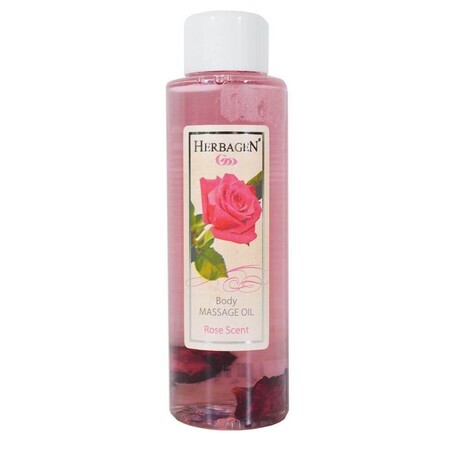 Huile de massage parfumée à la rose, 100 ml, Herbagen