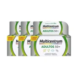 Multicentrum Volwassenen 50+ Multivitamine voedingssupplement voor volwassenen 50+ Pak 3 x 90 tabletten