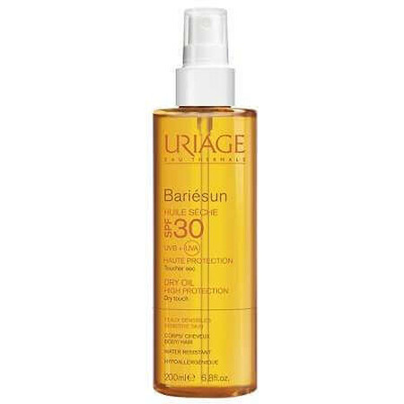 Droge zonnebeschermingsolie SPF 30 Bariesun, 200ml, Uriage