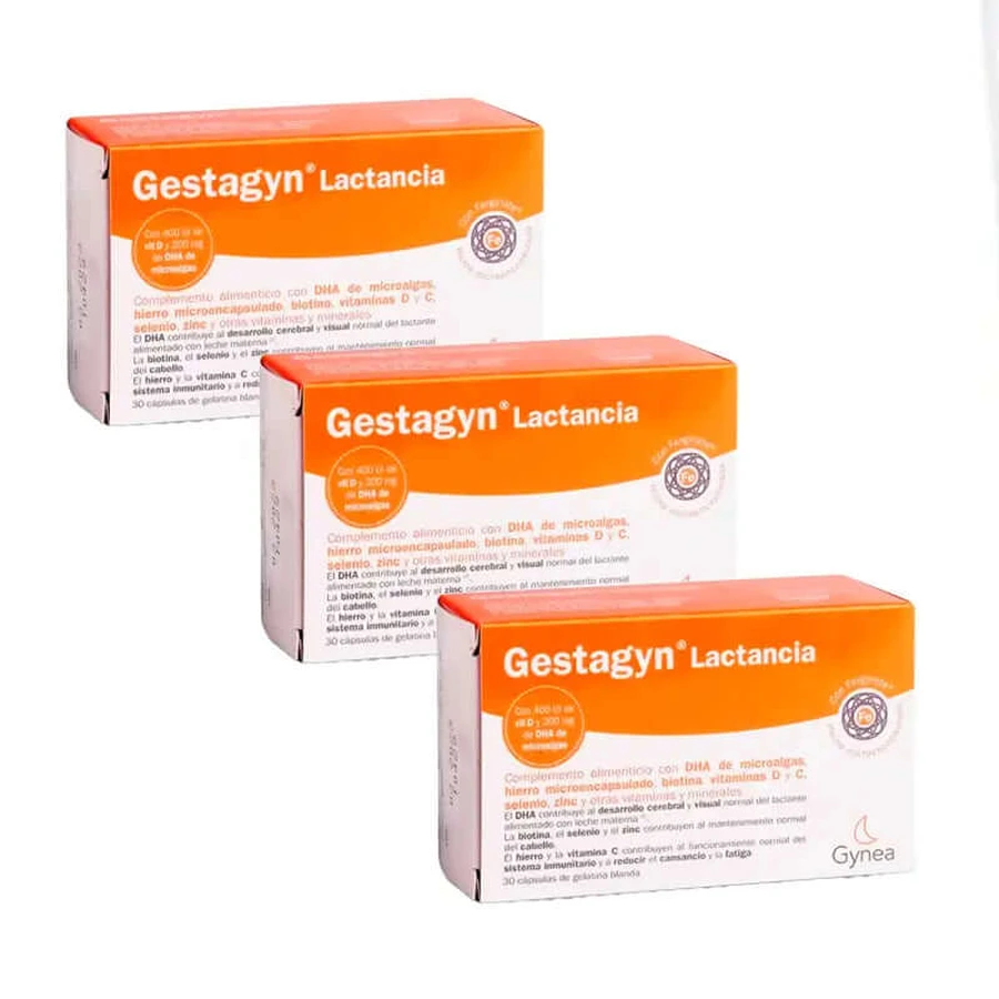 Gestagyn Lactatie, pak 3 X 30 capsules