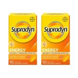 Supradyn Energy Vitamines, minéraux et énergie quotidienne, 2X90 comprimés