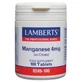 Lamberts Cytrynian manganu 4Mg. 100 kapsułek