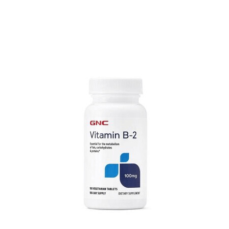 Vitamine B-2 100 mg, 100 tabletten, GNC