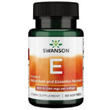 Vitamine E 400 IE, 60 capsules, Swanson