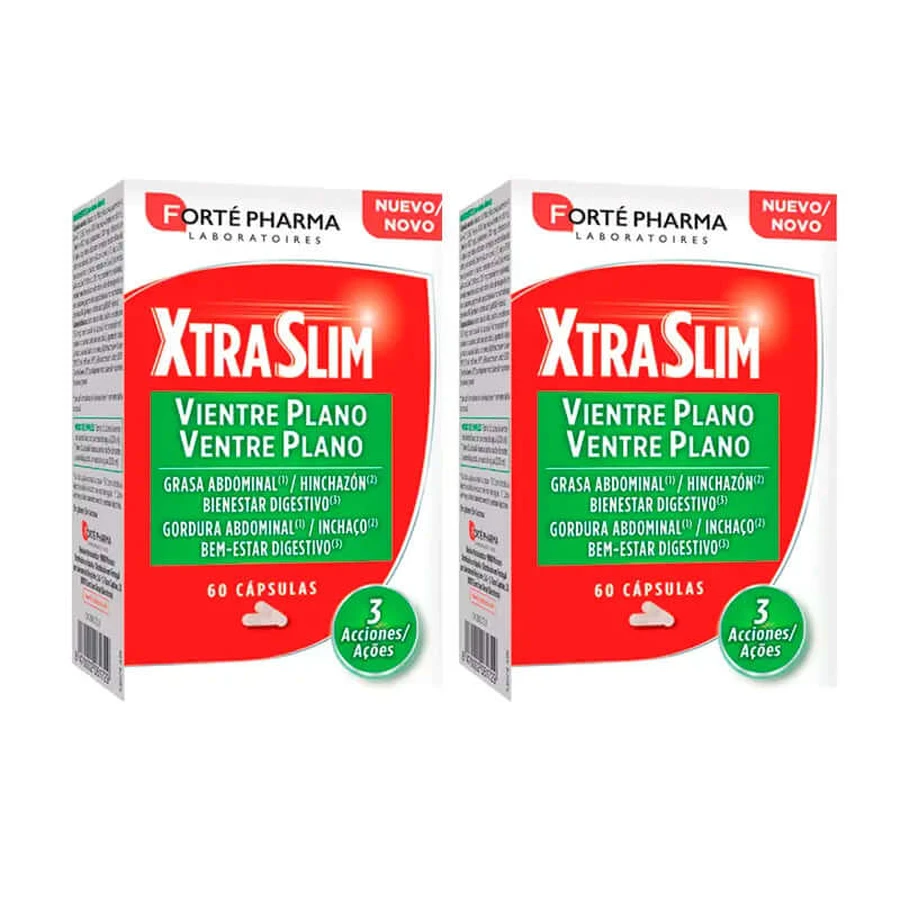 Forté Pharma Duplo Xtraslim Platte Buik 2 x 60 capsules