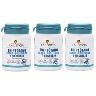 Ana Maria Lajusticia Triptophan mit GABA + Plasaphor und Magnesium, 3x60 Tabletten