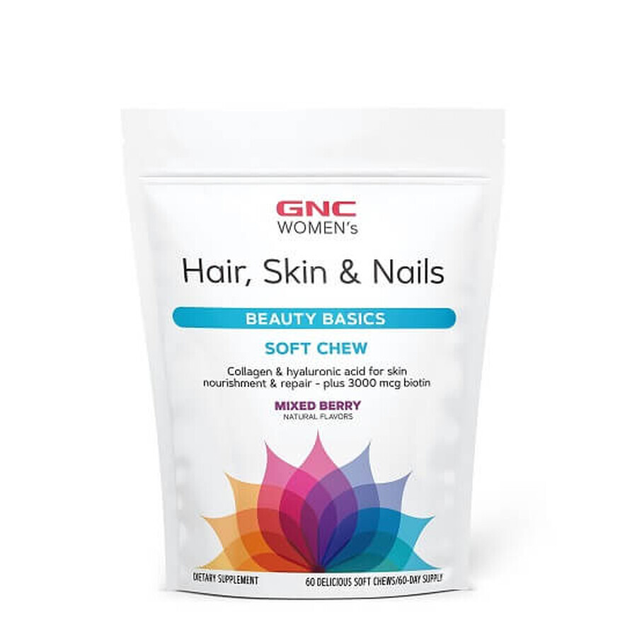 Women`s Formula pour les cheveux, la peau et les ongles, caramel aromatisé aux baies, 60 comprimés, GNC