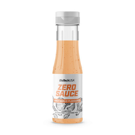 Salsa Zero, Aglio Piccante, 350 ml, BioTech USA