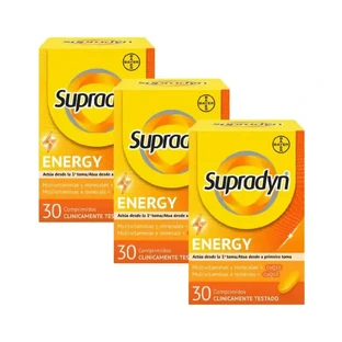 Supradyn Energy Vitamines, minéraux et énergie quotidienne, 3x30 comprimés
