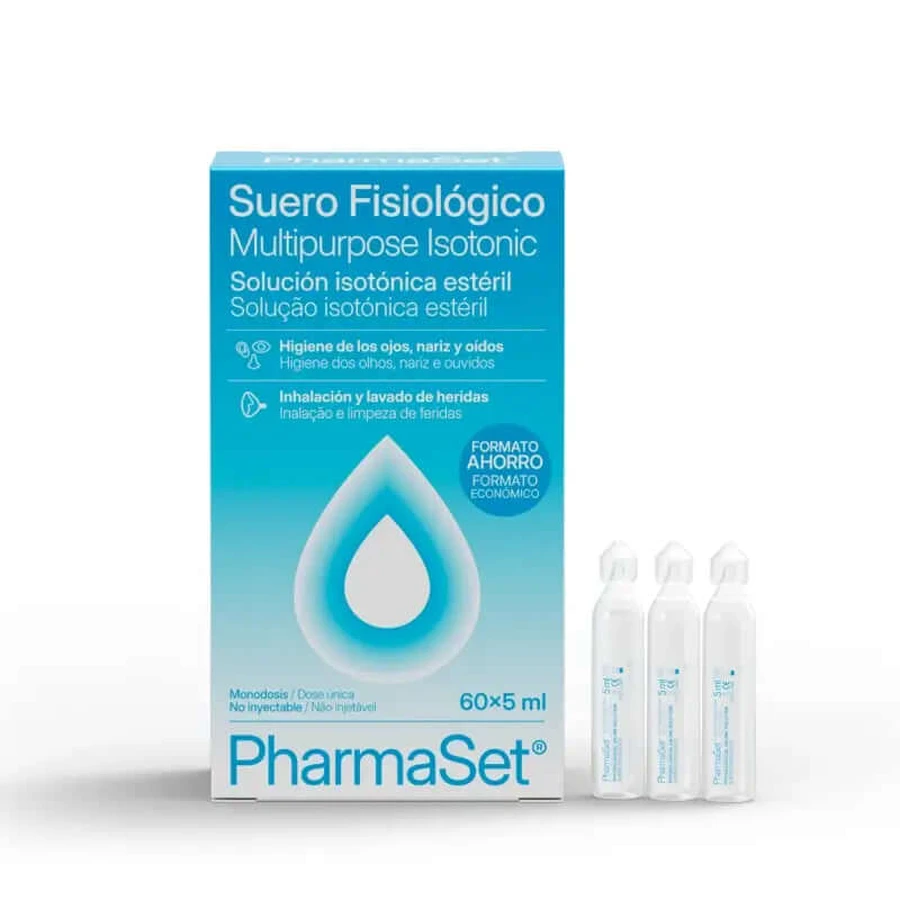 Pharmaset Kochsalzlösung, 60 Beutel X 5 ml