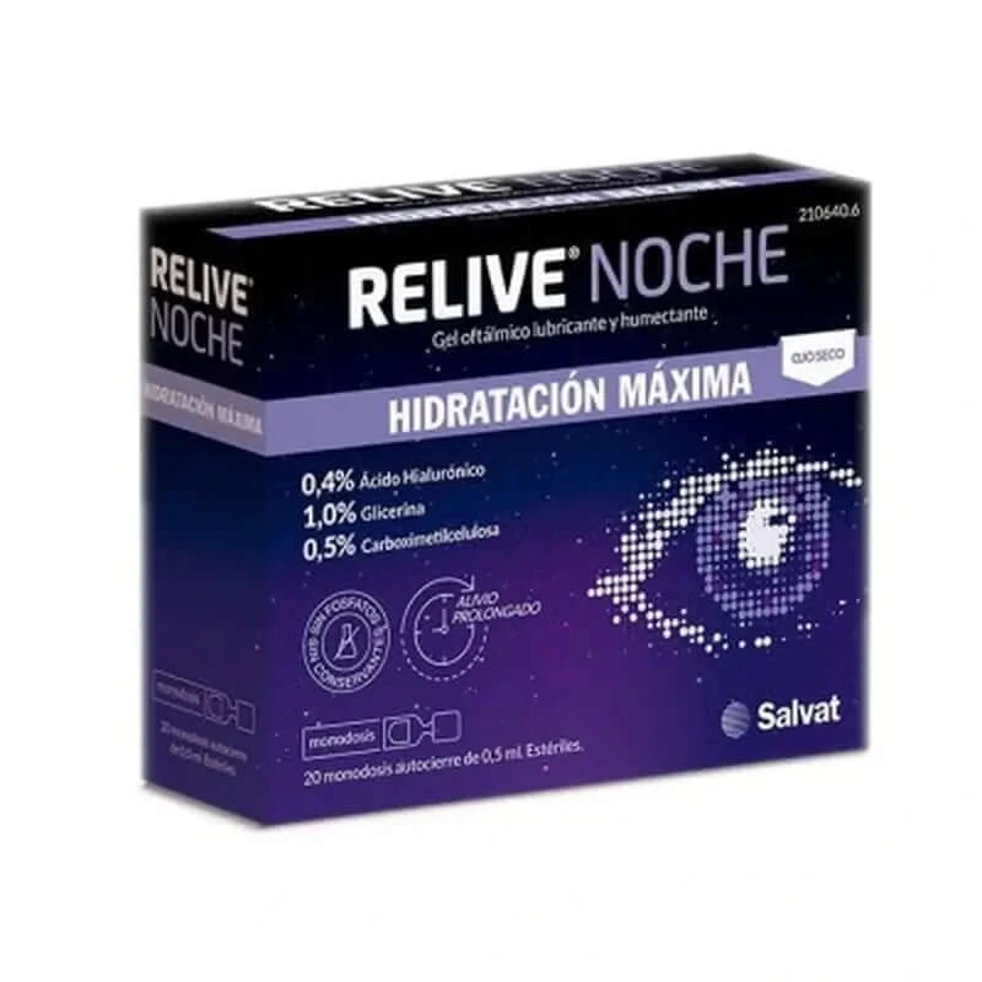 Relief Ophthalmic Night Gel, 1 Stück