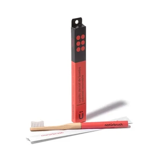 Naturbrush Brosse adulte rouge sans tête Md
