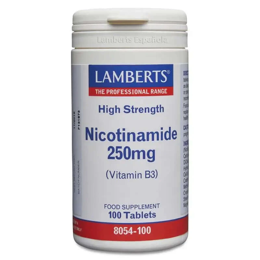 Lamberts Nicotinamide (Vit B3) , 100 capsules