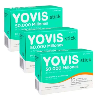 Yovis-Packung, 3 x 10 oraldispersible sitkcs