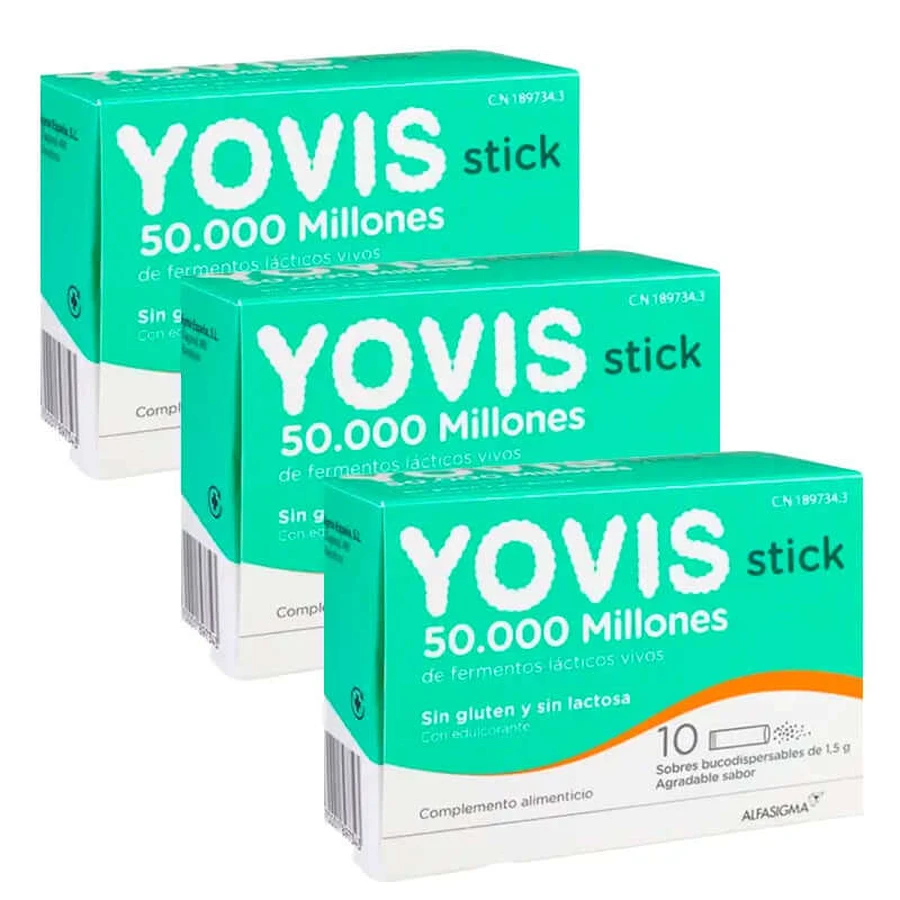 Yovis-Packung, 3 x 10 oraldispersible sitkcs