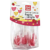 Lecca lecca eco al gusto fragola e vaniglia Lecca lecca, 8 pz, Baule Volante