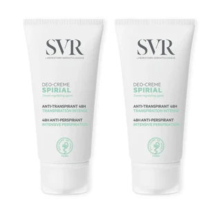 Svr Duplo Spirial Antiperspirant Deodorant Crème 48H, 2 X 50 Ml