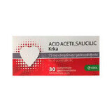 Acide acétylsalicylique 75 mg, 30 comprimés, Krka