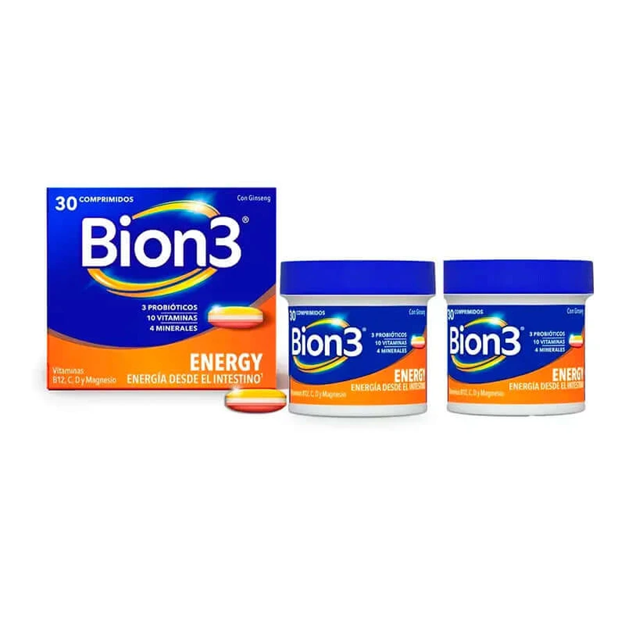 Bion3 Energie Multivitamine, 2 x 30 tabletten