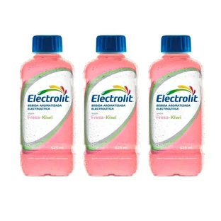 Electrolit Strawberry-Kiwi băutură cu electrolit, pachet 3 x 625 ml