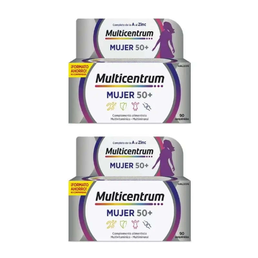 Multicentrum Vrouwen 50+ Multivitamine, 2X90 tabletten
