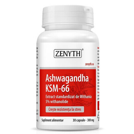Ashwagandha KSM-66, 30 capsules, Zenyth