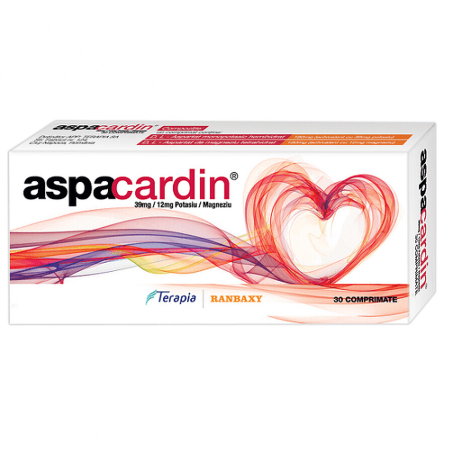 Aspacardin, 30 tabletten, Therapie Beoordelingen