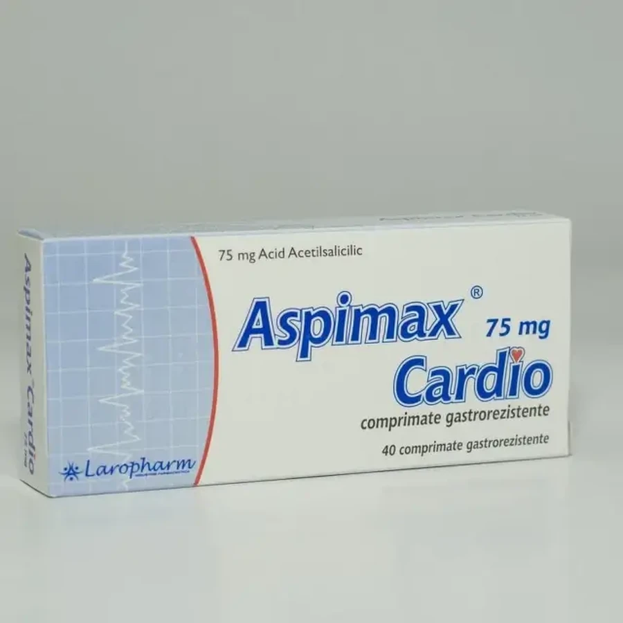 Aspimax Cardio, 75 mg, 40 maagsapresistente tabletten, Laropharm