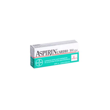 Aspirin Cardio 100mg, 28 tablets, Bayer