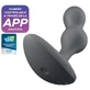 Satisfyer Connect Diepe Duiker Vibrerende Plug App - Grijs