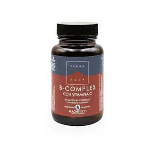 Terranova B Complex met vitamine C , 50 capsules