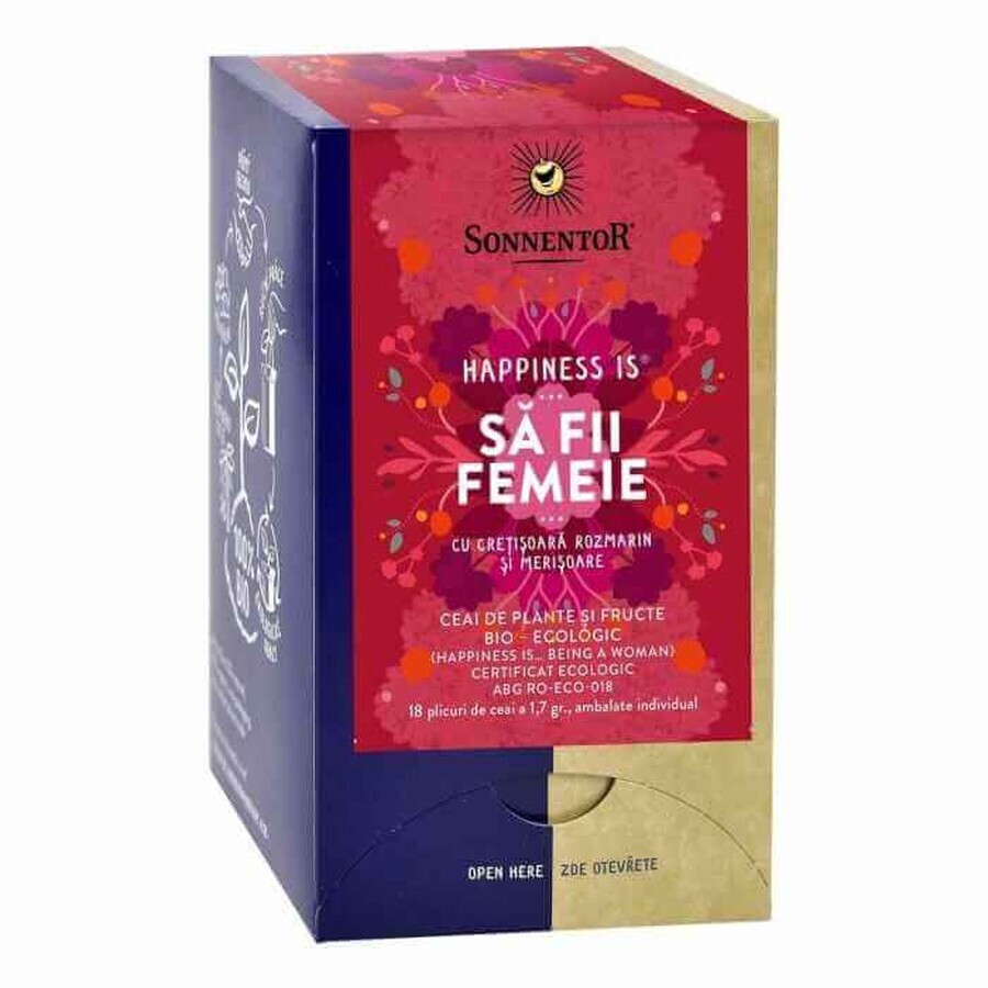 Thé pour être une femme, 18 sachets, Sonnentor