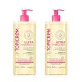 Douche Olie Topicrem Uh, verpakking 2 x 1000 ml