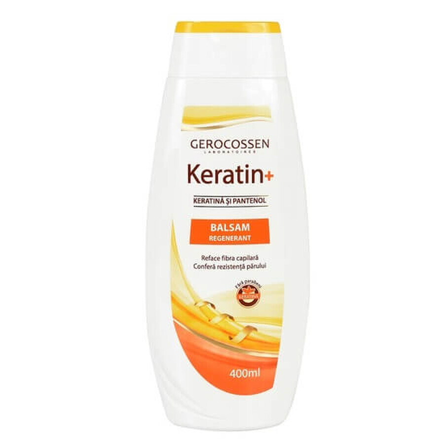 Keratin+ Conditionneur régénérant, 400 ml, Gerocossen