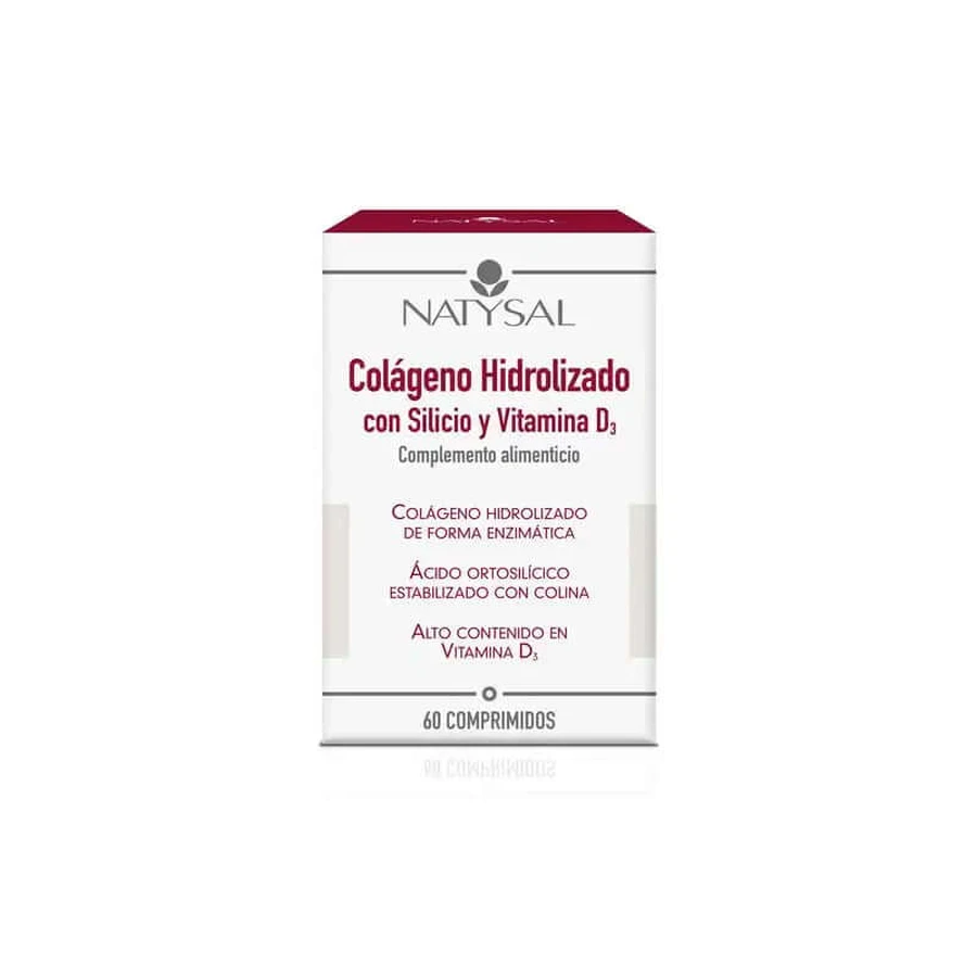 Natysal Colágeno con silicio Vit D3 , 60 comprimidos