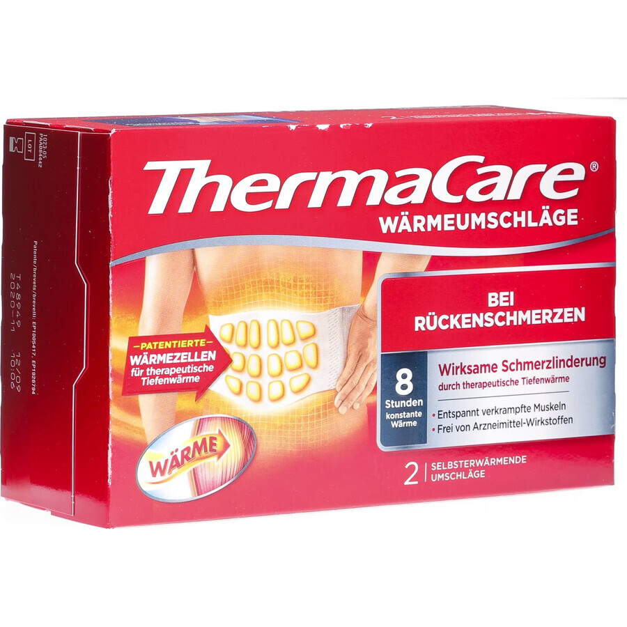 Therapeutisch warm rugverband, 2 stuks, ThermaCare