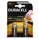 Piles AA de base, 2 pièces, Duracell