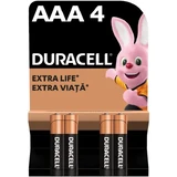 Basic AAA-Batterien, 4 Stück, Duracell