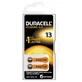 Hearing aid batteries HA ZA13, 6 pieces, Duracell