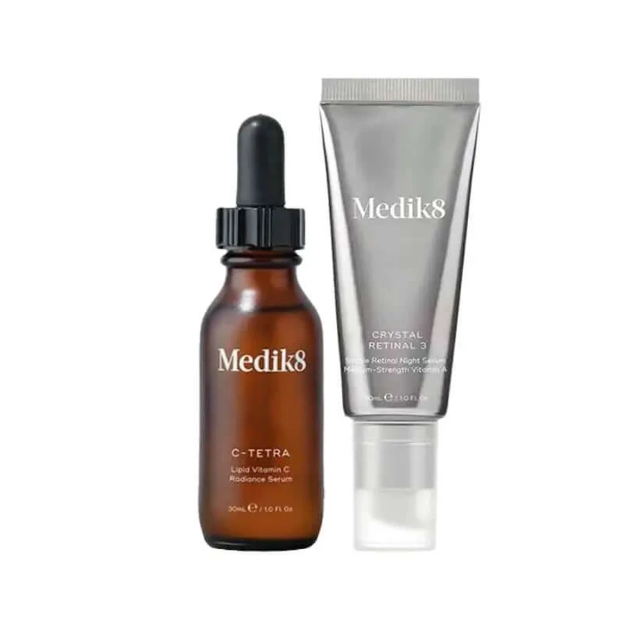 Medik8 Pack C-Tetra Serum, 30 ml + Crystal Retinal 3, 30 ml: ceny i cechy