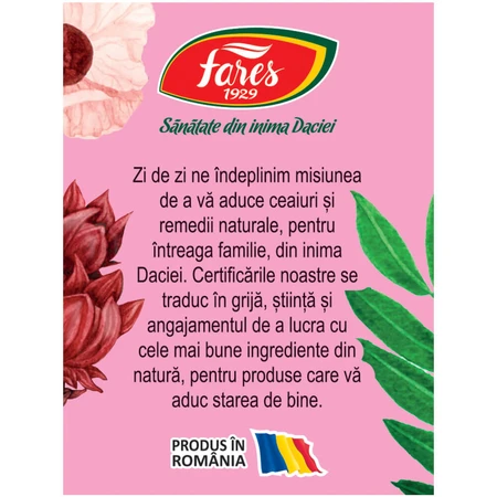Silueta perfectǎ 1 Tea, purification and drainage M123, 20 sachets, Fares